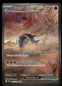 Pokemon Cards Great Tusk ex 246/198 Holo Scarlet & Violet NM - Image 1