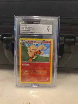 CGC 9 MINT Arcanine 2012 Next Destinies 12/99 Reverse Holo Pokemon Card - Image 1
