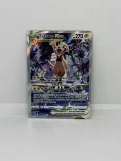 Pokemon TCG SWSH Crown Zenith Galarian Gallery Zeraora VStar GG43/GG70 Holo Card - Image 1