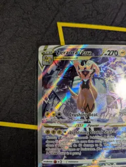 Zeraora VSTAR GG43/GG70 Crown Zenith: Galarian Gallery Holo Pokemon TCG - Image 4