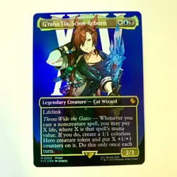 G'raha Tia, Scion Reborn M-0203 [Foil][Borderless] FIC [NM] - Image 1