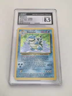 Pokemon - CGC 8.5 - Blastoise - 2/102 - Base Set - Unlimited - Holo - Image 3