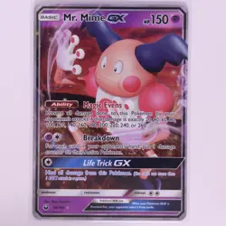Mr. Mime GX 56/168 Holo GX Rare Celestial Storm Pokemon - Image 1