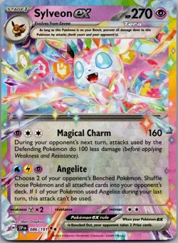 Sylveon ex 086/191 Holo Double Rare Surging Sparks 2024 Near Mint - Image 1