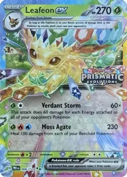 SEALED - Leafeon ex 006/131 Holo Promo 2018 Near Mint - Image 1