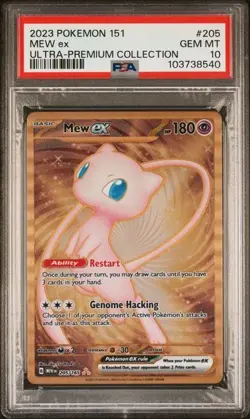 PSA 10 Mew EX #205 (Metal 151 Ultra-Premium Collection) | GEM MINT - Image 1