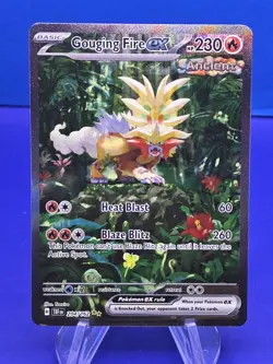 Pokemon TCG Gouging Fire ex 204/162 SV05 Temporal Forces SIR nm/m - Image 1