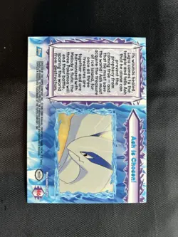 2000 Topps Pokemon The Movie 2000 Ash Is Chosen! - Rainbow Foil #46 - NM - Image 2