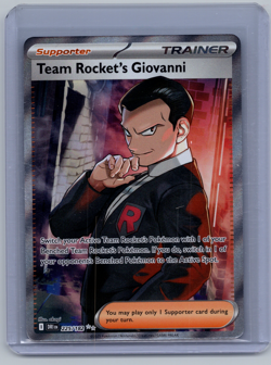 Pokemon TCG-Team Rocket’s Giovanni 225/182 Ultra Rare Full Art- Destined Rivals - Image 1