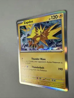 Pokemon TCG * SV Twilight Masquerade * 65/167 Zapdos Holo Rare * FRESH PK - Image 2