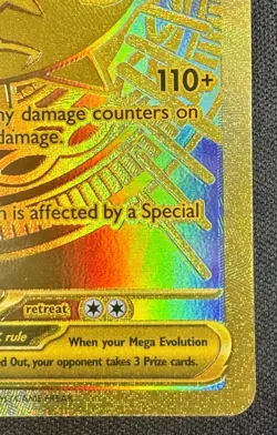 Mega Darkrai EX 120/084 Hyper Rare Gold Full Art Holo Pokemon TCG English NM - Image 2