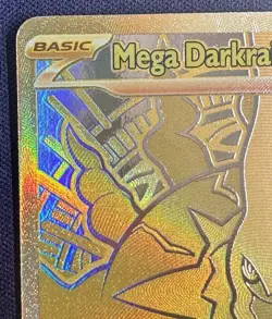 Mega Darkrai EX 120/084 Hyper Rare Gold Full Art Holo Pokemon TCG English NM - Image 4