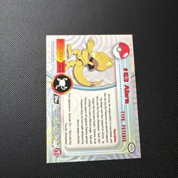 Pokemon Topps Chrome Abra #63 Holo - Image 2