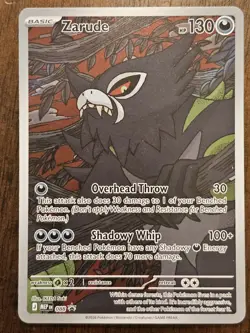 Zarude Promo 088 PITCH BLACK ETB Holo Pokemon TCG NM - Image 1