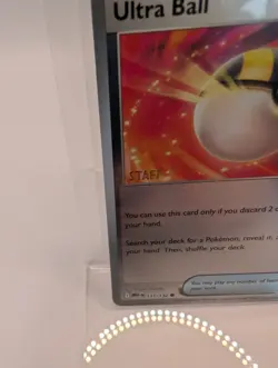 Pokemon STAFF Ultra Ball 131/132 EUIC Promo - Image 2