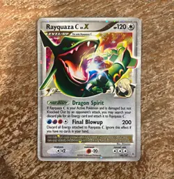Pokemon Rayquaza C LV.X 146/147 Supreme Victors Holo SP Ultra Rare 2009 - Image 1