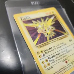 Zapdos 016/102 Base Set Holo vintage Pokemon - Image 5