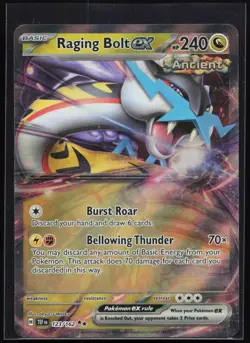 Raging Bolt ex 123/162 Double Rare Temporal Forces Pokemon Holo NM - Image 1