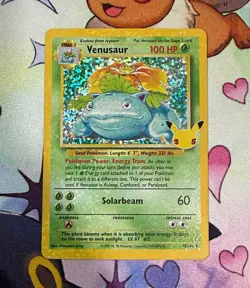 Pokemon Venusaur 15/102 Celebrations: Classic Collection Pokemon Holo - Image 1