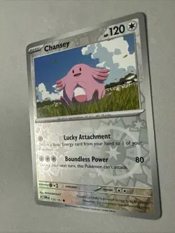 Pokemon TCG * SV Twilight Masquerade * 133/167 Chansey REVERSE HOLO Common * NM - Image 2
