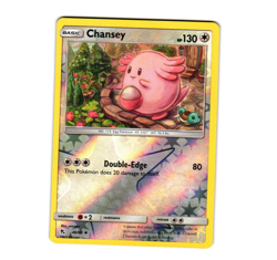 Pokemon Chansey 46/68 Hidden Fates Reverse Holo LP - Image 1