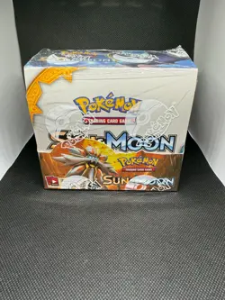 Sun and Moon Base Set Booster Box Pokemon TCG 36 Packs New/Factory Sealed - Image 1