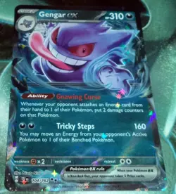 Pokemon Gengar ex 104/162 Holo Ultra Rare SV05: Temporal Forces - Image 1