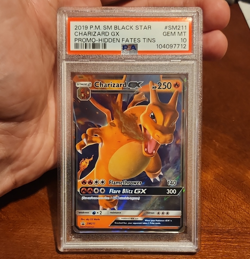 The Pokemon Company PSA 10 Charizard GX SM Black Star Promo SM211 2019 Holo - Image 1