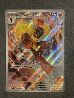 Pokemon TCG Armarouge 086/084 Pitch Black Illustration Rare Pack Fresh - Image 1