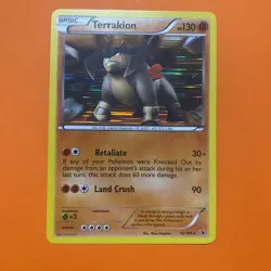 Terrakion 73/101 Noble Victories Holo Rare Pokemon Card Near Mint English - Image 2