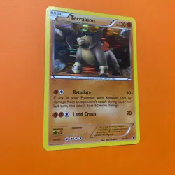 Terrakion 73/101 Noble Victories Holo Rare Pokemon Card Near Mint English - Image 3