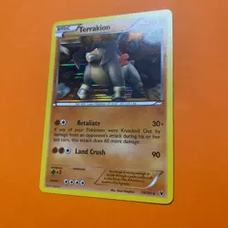 Terrakion 73/101 Noble Victories Holo Rare Pokemon Card Near Mint English - Image 4