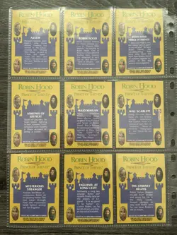 Robin Hood Prince Of Thieves Set Of 55 Trading Cards & 9 Stickers - Topps 1991 - Image 5