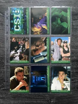CSI Series 1 Full 100 Card Base Set of Trading Cards from Strictly Ink - Image 2