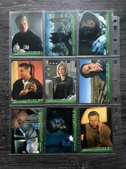 CSI Series 1 Full 100 Card Base Set of Trading Cards from Strictly Ink - Image 5