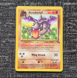 Aerodactyl 16/62 Rare Regular Fossil Unlimited Pokemon TCG English 1999 - Image 1