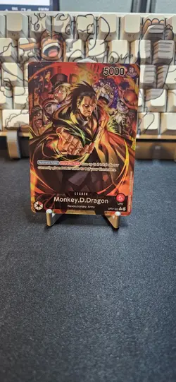 Monkey.D.Dragon OP07-001 Alt Art Leader One Piece TCG English Card NM - Image 1