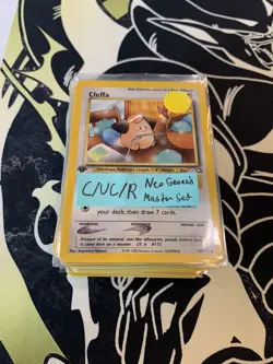 1st Edition Neo Genesis Master Set Non Holo Common Uncommon Rare 92 Card💎NM💎 - Image 1