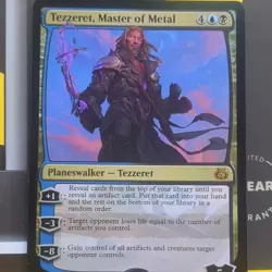 Wizards of the Coast Tezzeret, Master of Metal Foil Mythic AER 190 English - Image 1