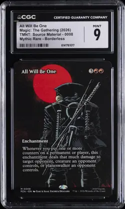 2026 MAGIC : THE GATHERING TMT : SOURCE MATERIAL #0008 ALL WILL BE ONE CGC 9 - Image 1