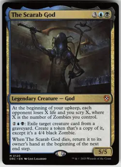 The Scarab God Commander: Aetherdrift 0120 Mythic Legendary Creature NM MTG - Image 1