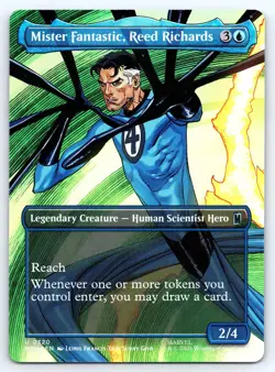 Mister Fantastic, Reed Richards Surge Foil #445 MSH Marvel Super Heroes MTG NM - Image 1