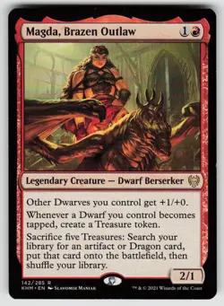 Magda, Brazen Outlaw 142/285 Rare The List Reprints Magic: The Gathering NM - Image 1