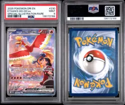 2025 POKEMON DESTINED RIVALS SPECIAL ILLUSTRATION RARE ETHAN'S HO-OH EX PSA 9 - Image 3