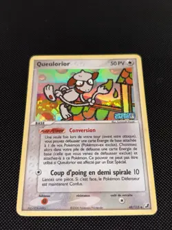 Carte Pokemon Queulorior reverse stamp Bloc Ex Forces Cachees 48/115 Good FR - Image 1