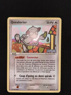 Carte Pokemon Queulorior reverse stamp Bloc Ex Forces Cachees 48/115 Good FR - Image 3
