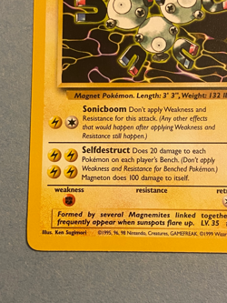Magneton 26/62 Rare Fossil Pokemon Unlimited Near Mint - Image 3