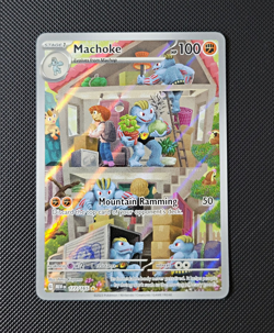 The Pokemon Company Machoke 177/165 SV 151 Illustration Rare Full Art Holo EN - Image 1