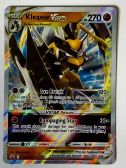 Kleavor VSTAR SWSH249 Holo Promo Sword & Shield Promo Pokemon Near Mint - Image 1