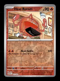 Heat Rotom 013/091 Rare Paldean Fates Pokemon Reverse Holo Near Mint - Image 1